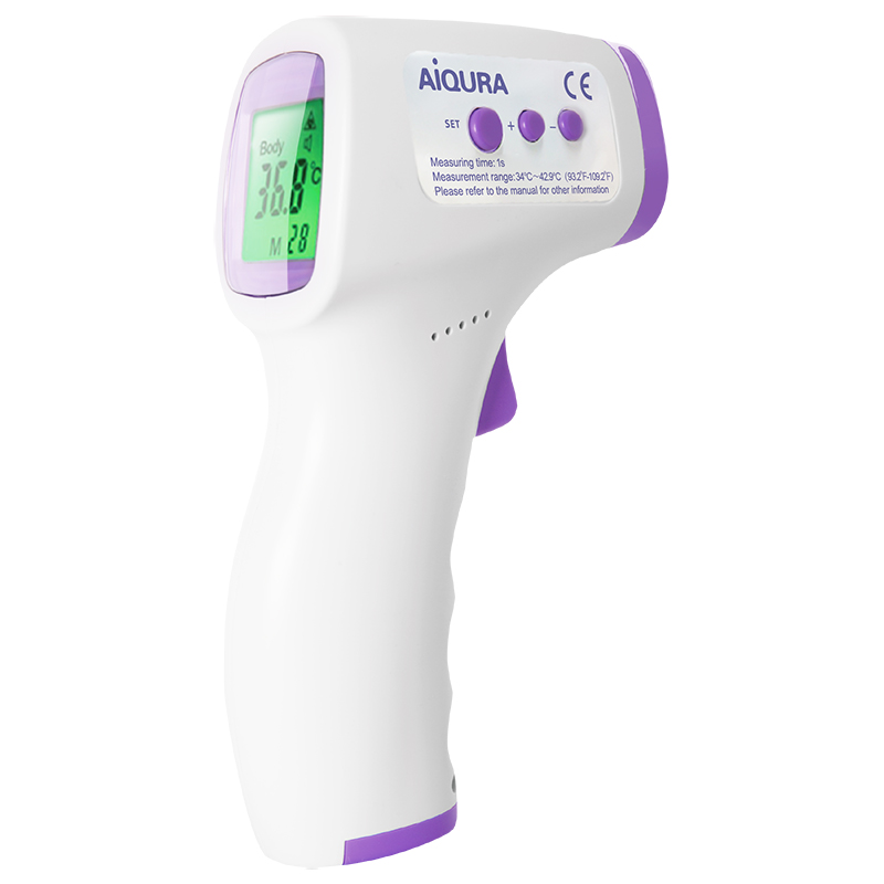 CE aprobado por la fiebre clínica médica Head Hogar Non Contacto Temperatura Frente Termómetro de cuerpo infrarrojo digital